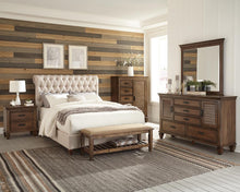 Load image into Gallery viewer, Devon Transitional Beige Eastern King Bed
