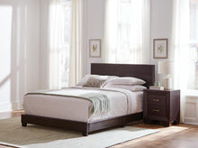 Load image into Gallery viewer, Dorian Brown Faux Leather Upholstered California King Bed
