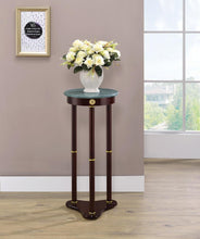 Load image into Gallery viewer, Traditional Merlot Round Plant Stand
