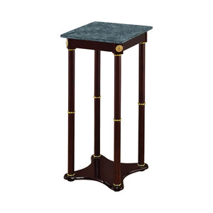 Traditional Merlot Square Plant Stand