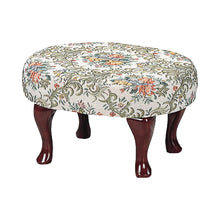 Load image into Gallery viewer, Traditional Floral Foot Stool
