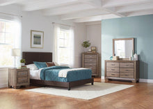 Load image into Gallery viewer, Boyd Upholstered Brown Full Bed
