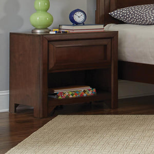Greenough Transitional Cappuccino Nightstand