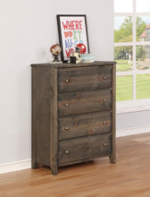 Load image into Gallery viewer, Wrangle Hill Gun Smoke Four-Drawer Chest
