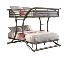 Load image into Gallery viewer, Stephan Metal Full-over-Full Bunk Bed
