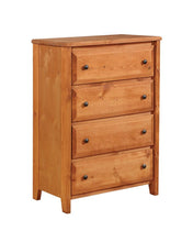 Load image into Gallery viewer, Wrangle Hill Amber Wash Four-Drawer Chest

