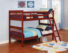 Load image into Gallery viewer, Parker Chestnut Twin-over-Twin Bunk Bed
