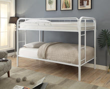 Load image into Gallery viewer, Morgan  White Twin Bunk Bed
