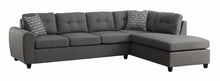 Load image into Gallery viewer, Stonenesse Contemporary Grey Sectional
