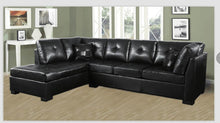 Load image into Gallery viewer, Darie Contemporary Black Sectional
