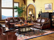 Load image into Gallery viewer, Princeton Traditional Burgundy Loveseat
