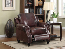 Load image into Gallery viewer, Princeton Traditional Burgundy Push Back Recliner

