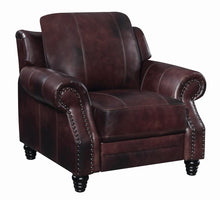 Load image into Gallery viewer, Princeton Traditional Burgundy Push Back Recliner
