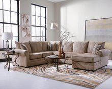Load image into Gallery viewer, Fairhaven Transitional Cream Herringbone Sectional
