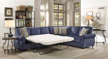 Load image into Gallery viewer, Kendrick Transitional Blue Sectional
