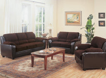 Load image into Gallery viewer, Monika Transitional Chocolate Sofa
