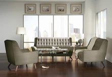 Load image into Gallery viewer, Natalia Mid-Century Modern Dove Grey Chair

