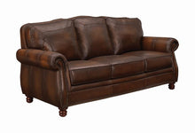 Load image into Gallery viewer, Montbrook Traditional Hand Rubbed Brown Sofa
