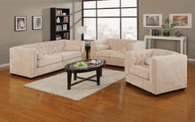 Load image into Gallery viewer, Alexis Transitional Almond Sofa
