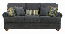 Load image into Gallery viewer, Colton Traditional Smokey Grey Sofa
