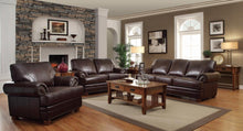 Load image into Gallery viewer, Colton Traditional Brown Loveseat
