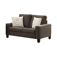 Load image into Gallery viewer, Bachman Transitional Grey Loveseat
