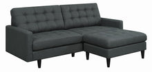Load image into Gallery viewer, Kesson Mid-Century Modern Charcoal Sofa

