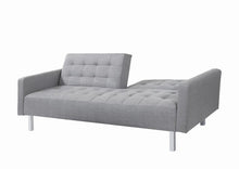 Load image into Gallery viewer, Transitional Light Grey Tufted Sofa Bed

