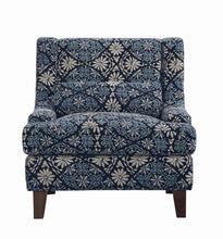 Load image into Gallery viewer, Coltrane Transitional Indigo Accent Chair
