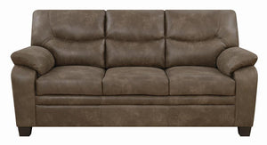 Meagan Casual Brown Sofa