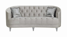 Load image into Gallery viewer, Avonlea Traditional Grey and Chrome Sofa
