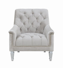 Load image into Gallery viewer, Avonlea Traditional Grey and Chrome Chair
