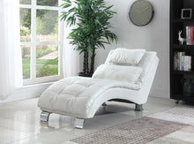 Load image into Gallery viewer, Dilleston Contemporary White Chaise
