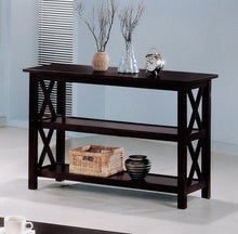 Load image into Gallery viewer, Merlot Double Shelf Sofa Table
