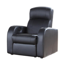 Load image into Gallery viewer, Cyrus Home Theater Black Recliner

