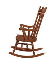 Load image into Gallery viewer, Traditional Medium Brown Rocking Chair
