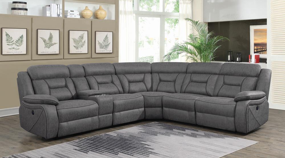 Camargue Casual Grey Motion Sectional