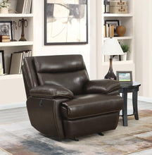 Load image into Gallery viewer, MacPherson Power Motion Brown Recliner

