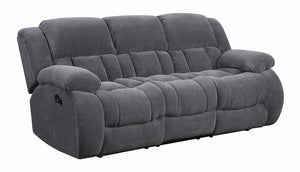 Weissman Grey Reclining Sofa