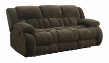 Load image into Gallery viewer, Weissman Brown Reclining Sofa
