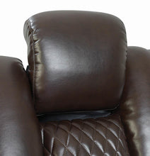 Load image into Gallery viewer, Delangelo Brown Power Motion Reclining Sofa
