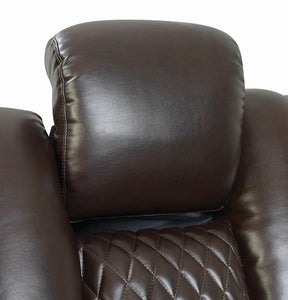 Delangelo Brown Power Motion Reclining Sofa