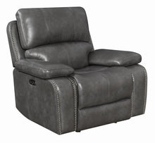 Load image into Gallery viewer, Ravenna Casual Charcoal Power^2 Glider Recliner
