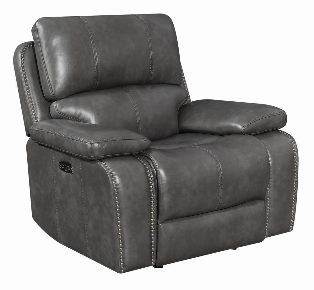 Ravenna Casual Charcoal Power^2 Glider Recliner