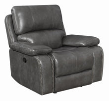 Load image into Gallery viewer, Ravenna Casual Charcoal Motion Glider Recliner
