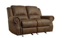 Load image into Gallery viewer, Sir Rawlinson Brown Reclining Loveseat
