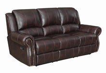 Load image into Gallery viewer, Sir Rawlinson Traditional Burgundy Motion Sofa
