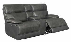 Standford Casual Charcoal Power Loveseat