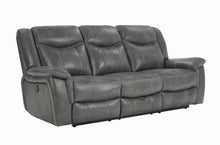 Load image into Gallery viewer, Conrad Transitional Grey Power Sofa
