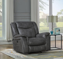Load image into Gallery viewer, Conrad Transitional Grey Power Recliner

